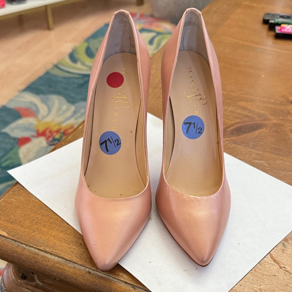 Ivanka Trump Blush Pink Heels